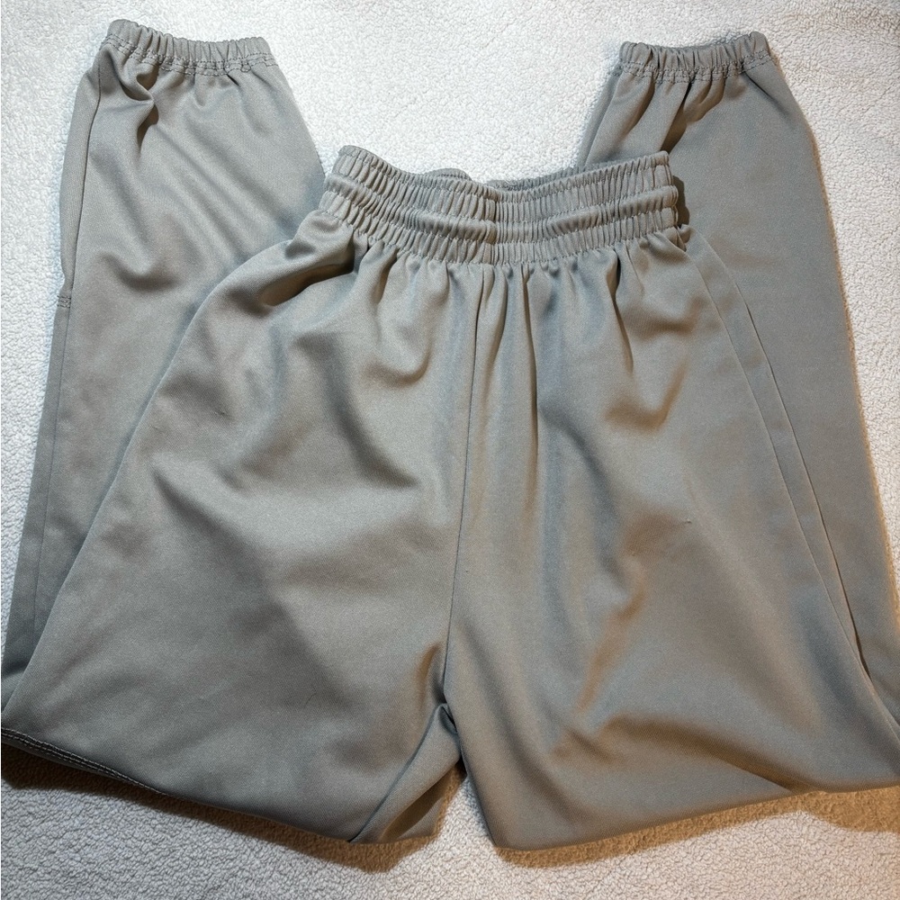 Kids Gray baseball Elastic Waist Pants